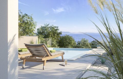 Luxury Villa under construction with a beautiful view of Kvarner